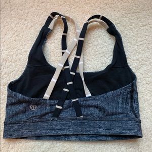 Lululemon patterned energy bra